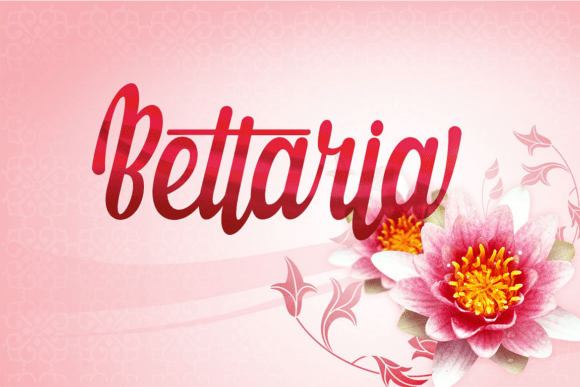 Bettaria: The Typeface That Feels Like a Summer Breeze