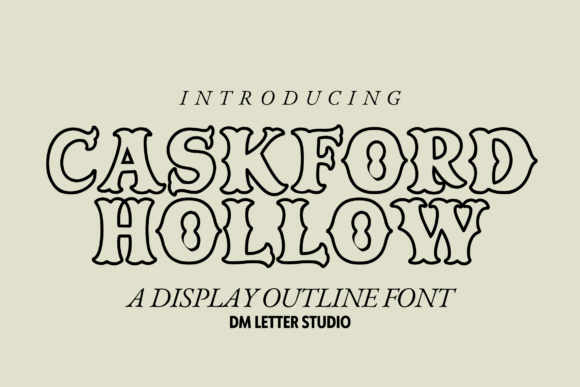 Caskford Hollow: A Vintage Typeface with Modern Edge
