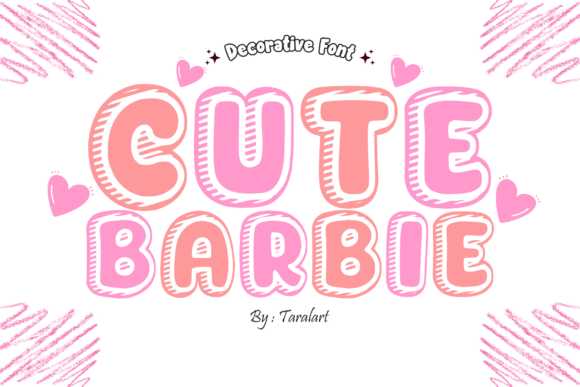 Cutebarbie Regular: A Font That Feels Like a Handmade Hug