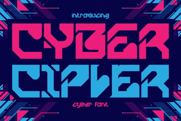 Cyber Cipher: The Typeface for Tomorrow's Digital Frontier
