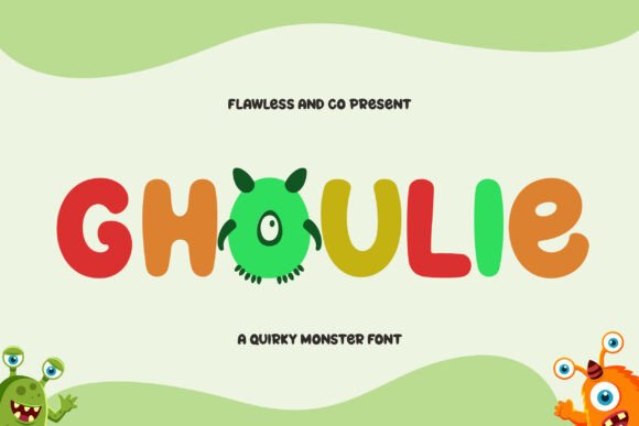 Ghoulie: The Monster Font with a Mischievous Soul