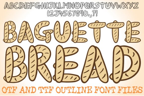 Give Your Designs a Fresh-Baked Feel with Baguette Bread Font