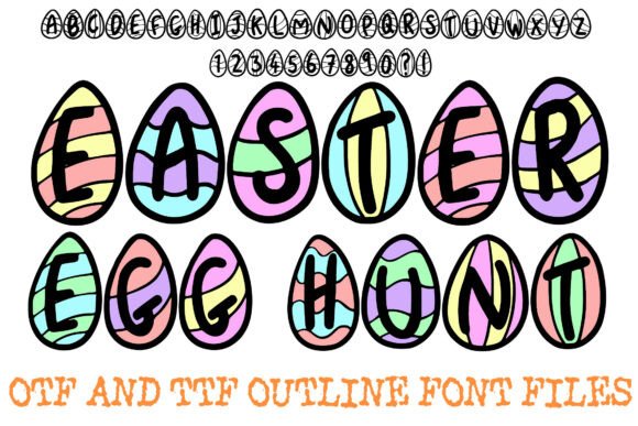 Hop Into Spring Design with the Easter Egg Hunt Font