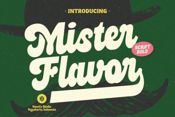 Mister Flavor Font: Bold Retro Vibes for Modern Brands