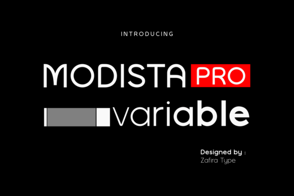 Modern Precision: The Visual Power of Modista Pro Variable