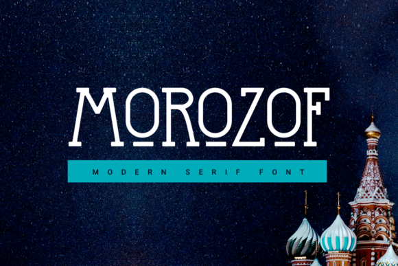 Morozof: A Bold Serif for Commanding Titles