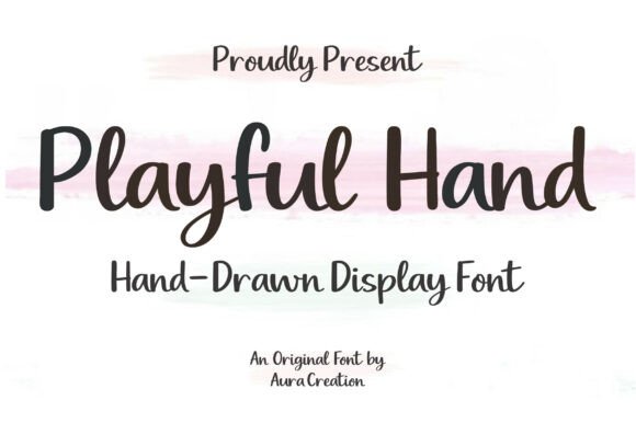 Playful Hand: A Typeface That Feels Like a Warm Welcome