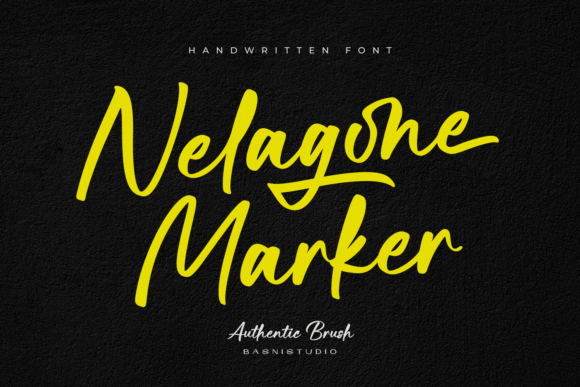 Unleash Raw Energy: The Nelagone Marker Typeface