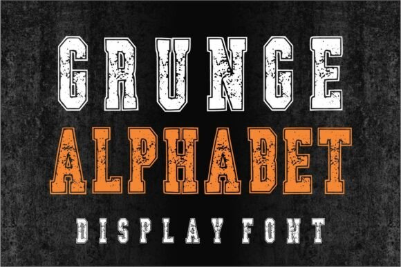 Unleash Raw Texture: The Power of the Grunge Alphabet Font